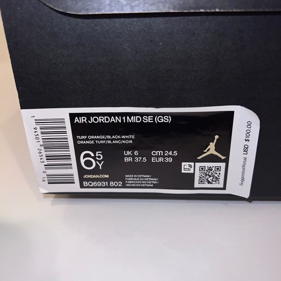 Turf Orange Air Jordan 1 Mid SE